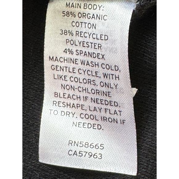 New ~ ABOUND Nordstrom ~ Tie Front Rib Knit Mini Dress Size S ORGANIC Cotton - Picture 8 of 8